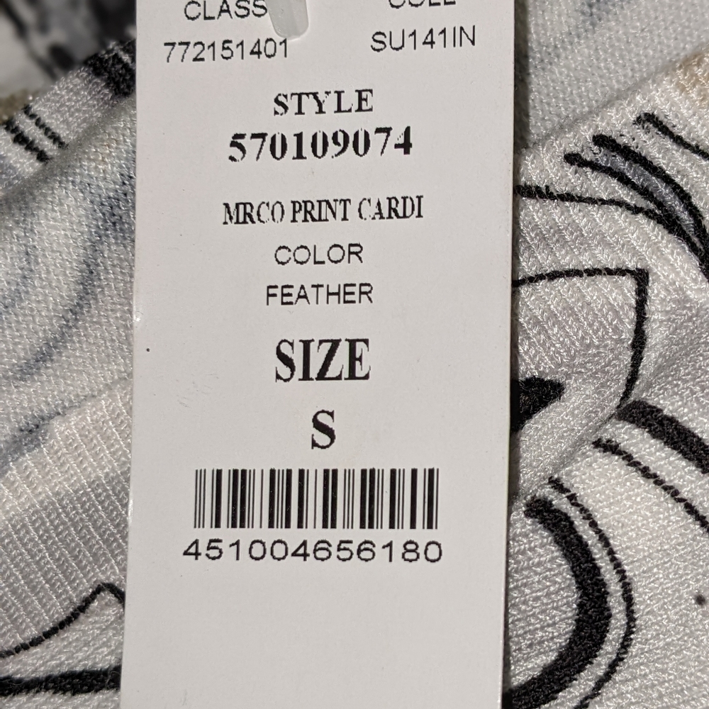BEAUTIFUL WHBM BEEDED OFF WHITE TANK CAMI AND MIS SLEEVE SWEATER